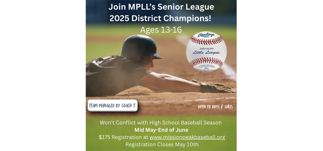 Senior Registration is Open